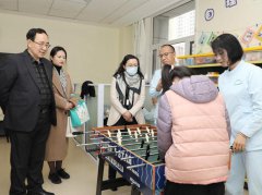 中国中医药报社一行到西安中医脑病医院参观调研