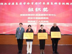 西安中医脑病医院在陕西省第四届疗养康复专委会首届疗养康复科普视频大赛中获多项荣誉