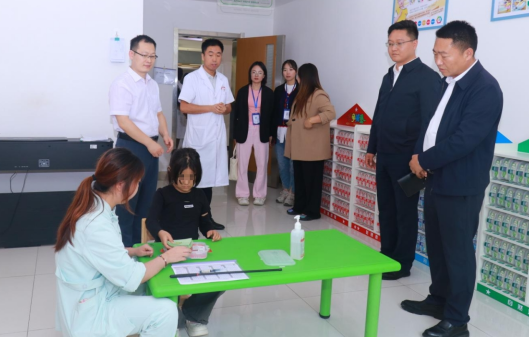 新疆科信职业技术学院副院长刘合领一行到新疆长安中医脑病医院参观交流