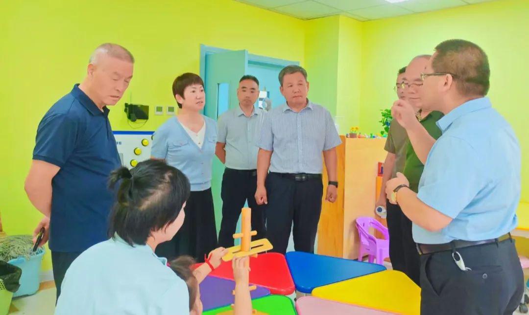 陕西省残疾人福利基金会莅临商洛仁真中医脑病康复医院参观调研