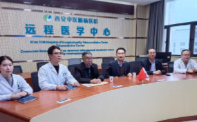韩国仁济大学上溪白医院金昌根教授到西安中医脑病医院访问交流