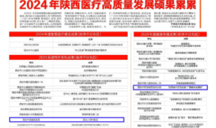 西安中医脑病医院入选2024年陕西医疗高质量发展巡礼成果