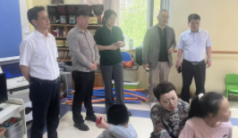 陕西省西安市儿童福利院到西安中医脑病医院调研孤残儿童康复服务体系建设工作
