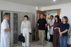 乌鲁木齐市盲人学校到新疆长安中医脑病医院参观交流