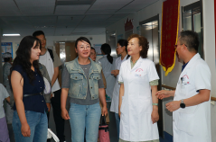 乌鲁木齐市高新区青少年校外活动中心到新疆长安中医脑病医院参观交流